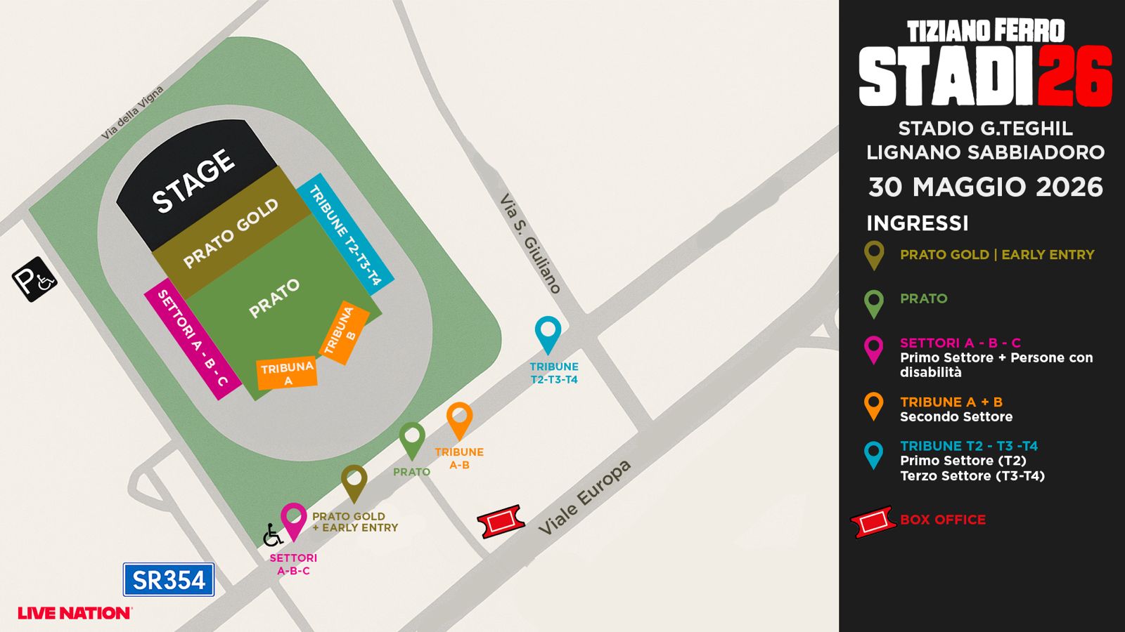 Stadio Lignano Sabbiadoro 2026 entrata FC
